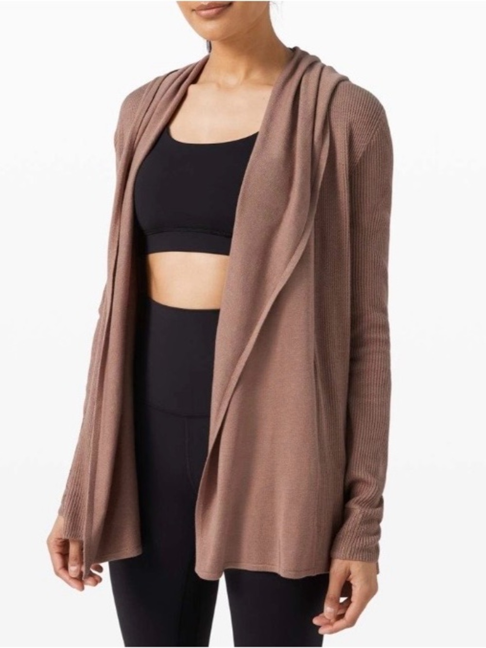 Lululemon Sundown Sweater Wrap Soft Sand 12